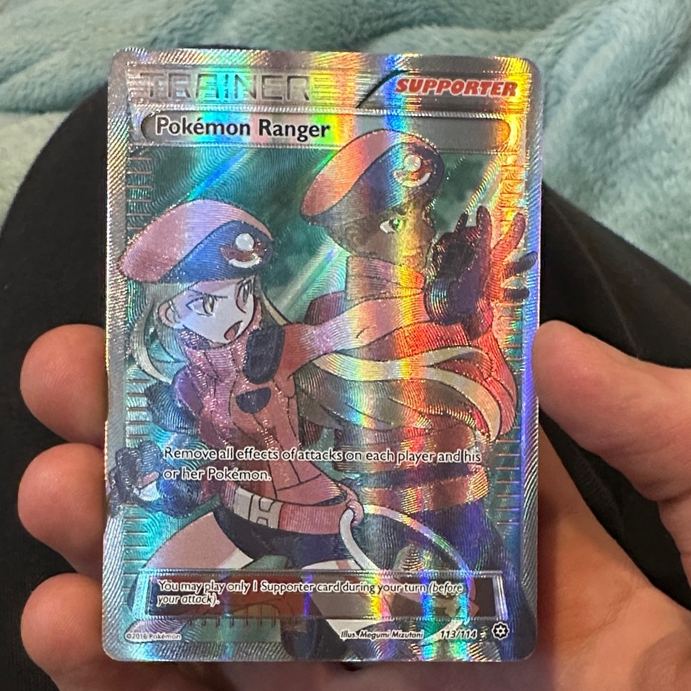Holographic Pokémon Ranger Card